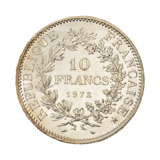 10 Francs Hercule Argent